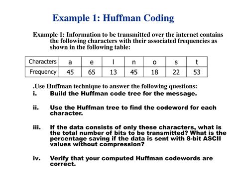 Shannon-Fano <b>coding</b>. . Applications of huffman coding